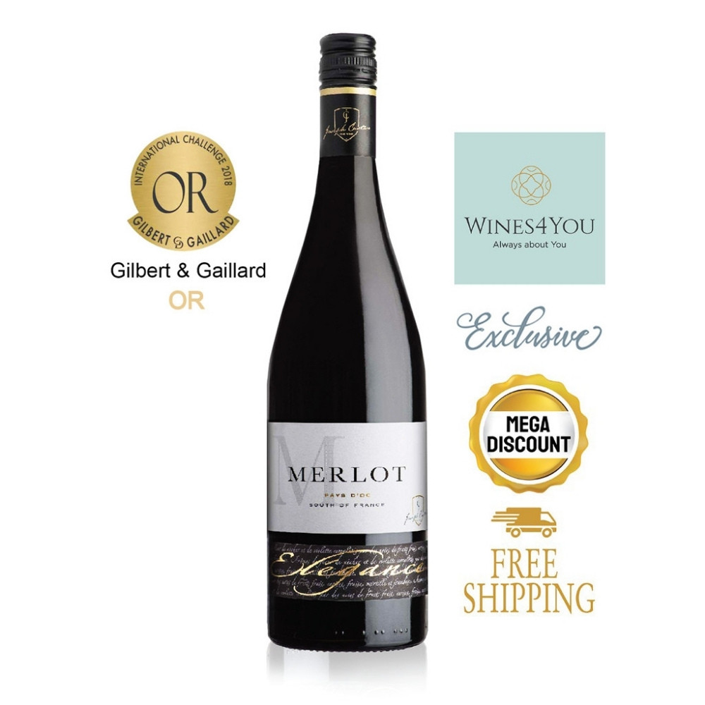 Elegance Merlot France Red Wine 2023